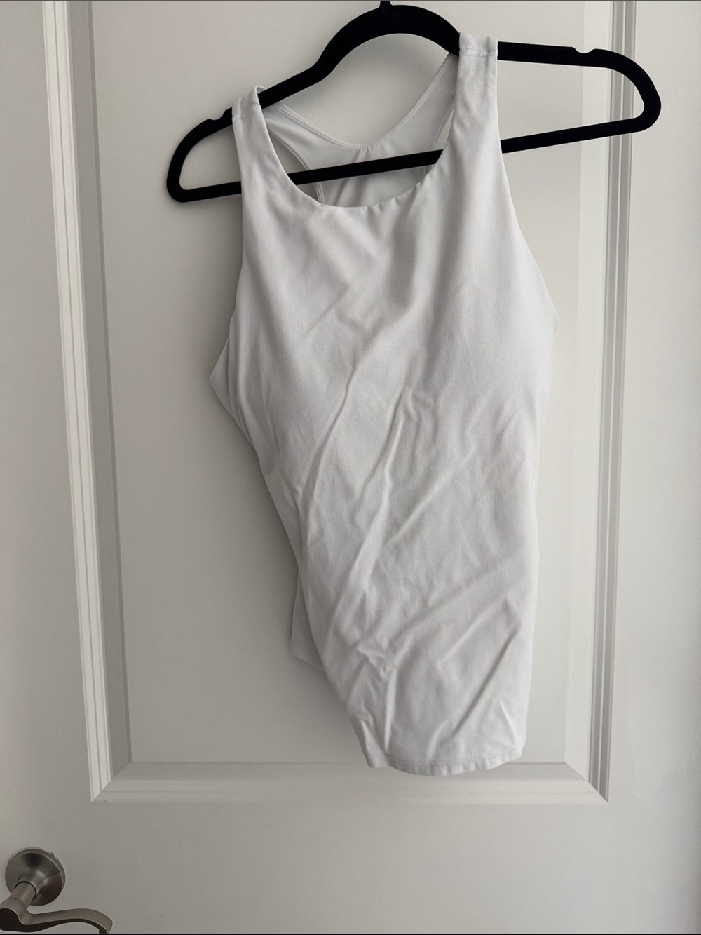 White Women's Tank Top - Classic Racerback